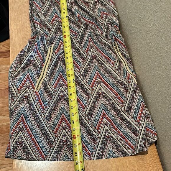 PURA VIDA Printed SLEEVELESS‎ Sun DRESS Size large Elastic waist - Picture 6 of 9